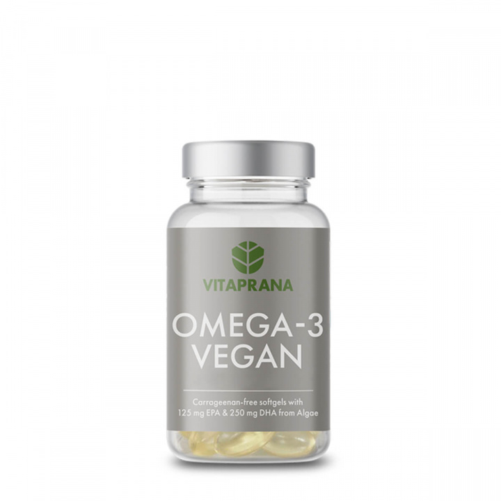 Omega-3 (Vegan), 60 caps i gruppen Kosttillskott / Vitaminer & Mineraler hos Sportgymbutiken.se (FM-VP902125)