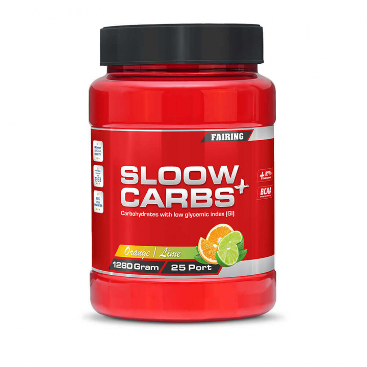 Kolla in Sloow Carbs 2, 1.3 kg, Apelsin/Lime hos SportGymButiken.se