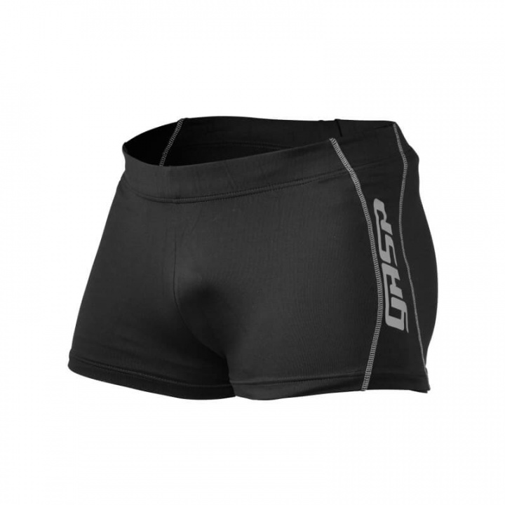 Kolla in Logo Hotpant, black, GASP hos SportGymButiken.se