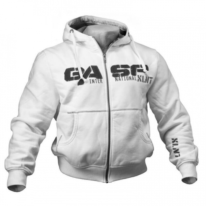 Kolla in 1,2 LBS Hoodie, white, GASP hos SportGymButiken.se