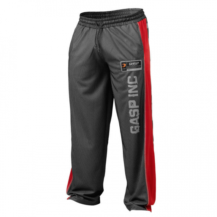 Kolla in No1 Mesh Pant, black/red, GASP hos SportGymButiken.se