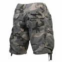 Army Short, grey camo print, GASP