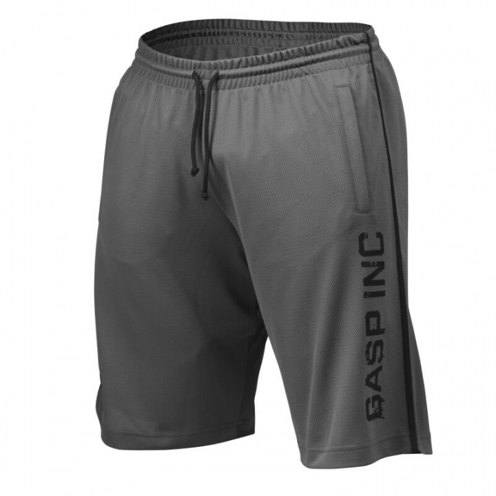 Kolla in No. 89 Mesh Short, grey, GASP hos SportGymButiken.se