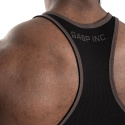 Ribbed T-back, black, GASP