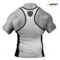 2-Color Rib Tank, grey melange/black, GASP