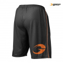 Mesh Logo Shorts, black, GASP