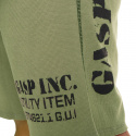 Thermal Shorts, washed green, GASP