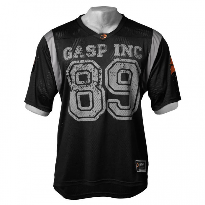 Kolla in GASP Football Jersey, black, GASP hos SportGymButiken.se