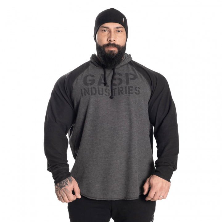 Kolla in L/S Thermal Hoodie, graph melange, GASP hos SportGymButiken.se