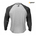 Raglan Long Sleeve Tee, grey melange, GASP