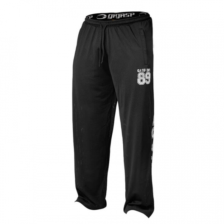 Kolla in Mesh Pants, black, GASP hos SportGymButiken.se