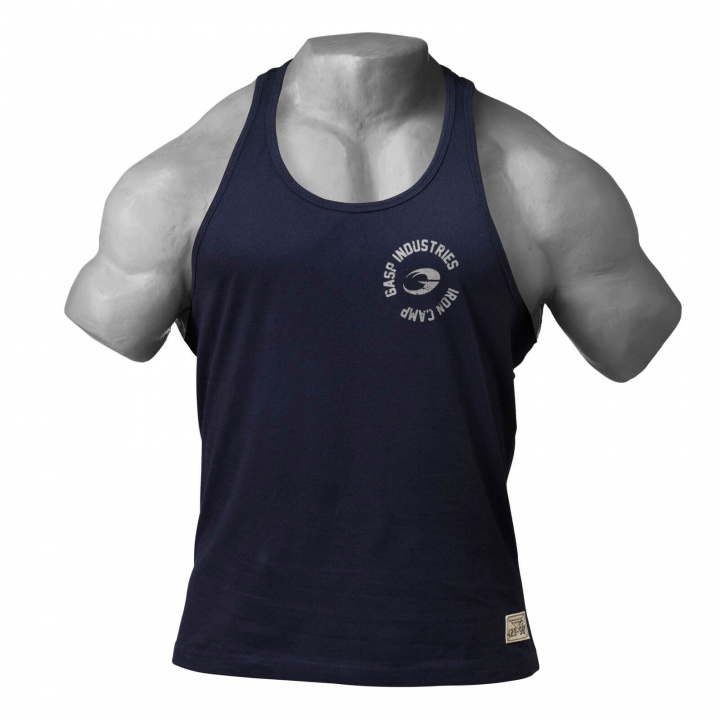 Kolla in Throwback T-back, dark navy, GASP hos SportGymButiken.se