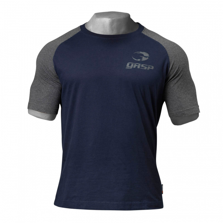 Kolla in Raglan Tee, dark navy, GASP hos SportGymButiken.se