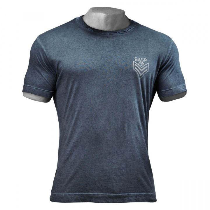 Kolla in Standard Issue Tee, dark navy, GASP hos SportGymButiken.se