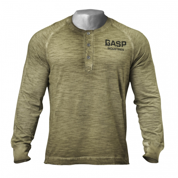 Kolla in The 27th Long Sleeve, military olive, GASP hos SportGymButiken.se