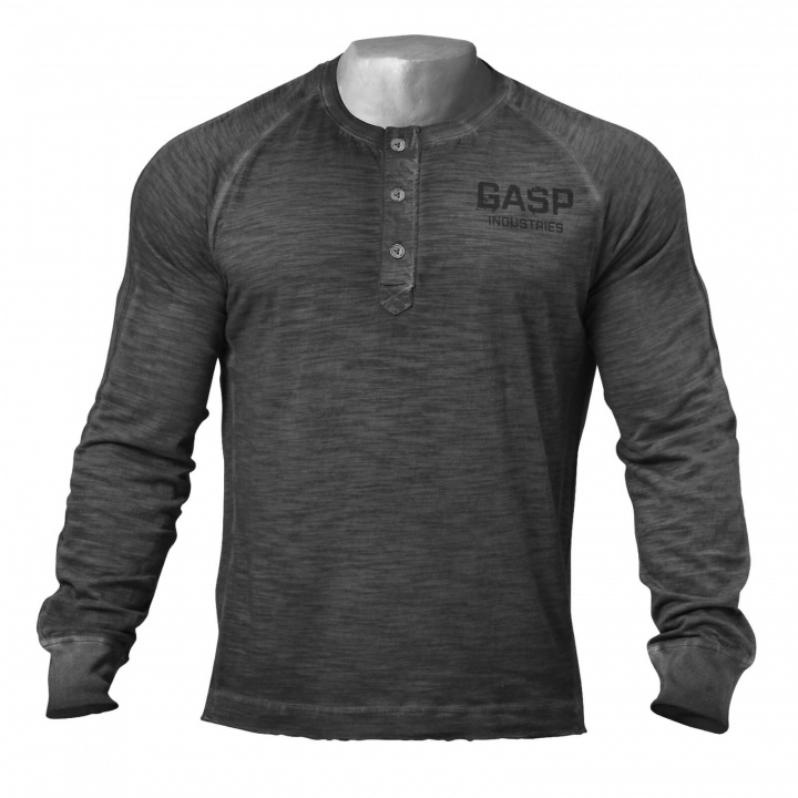 Kolla in The 27th Long Sleeve, dark grey, GASP hos SportGymButiken.se