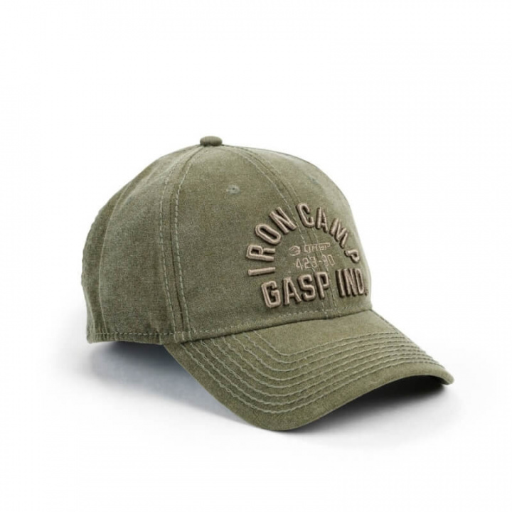 Kolla in Throwback Cap, military olive, GASP hos SportGymButiken.se