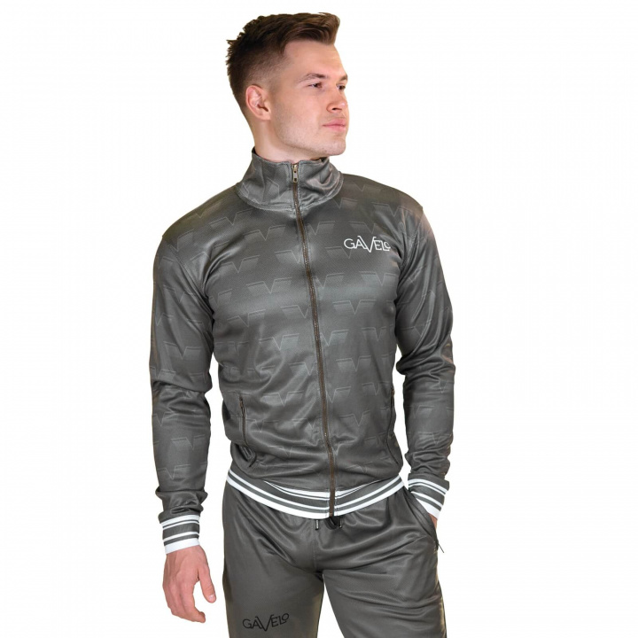 Kolla in Track Jacket, carbon grey, Gavelo hos SportGymButiken.se