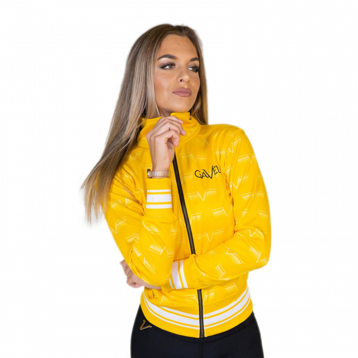 Kolla in Track Jacket, lemon, Gavelo hos SportGymButiken.se