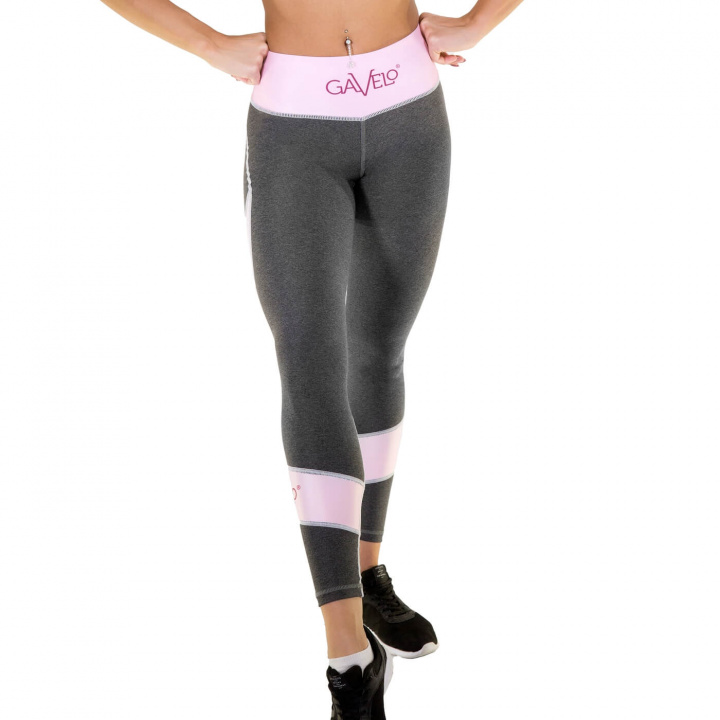 Kolla in Raspberry Swirl Tights, pink/dark grey, Gavelo hos SportGymButiken.se