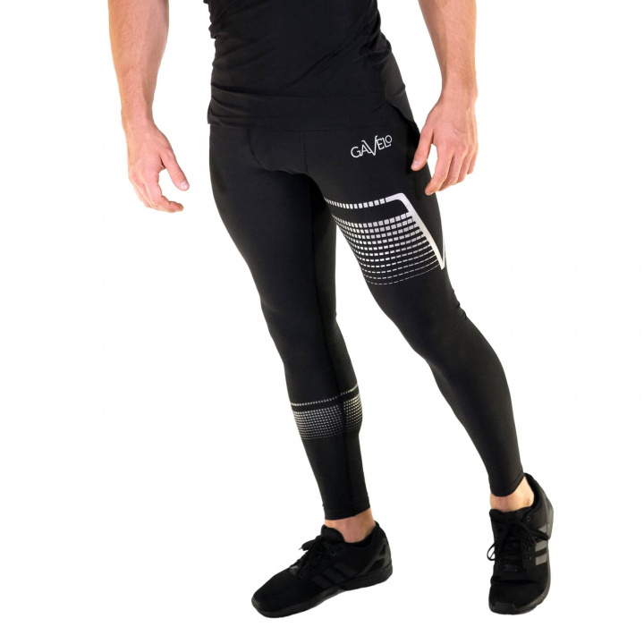 Kolla in Titan Compression Tights, black, Gavelo hos SportGymButiken.se