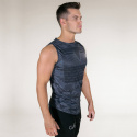 Sniper Sleeveless Tee, blue, Gavelo