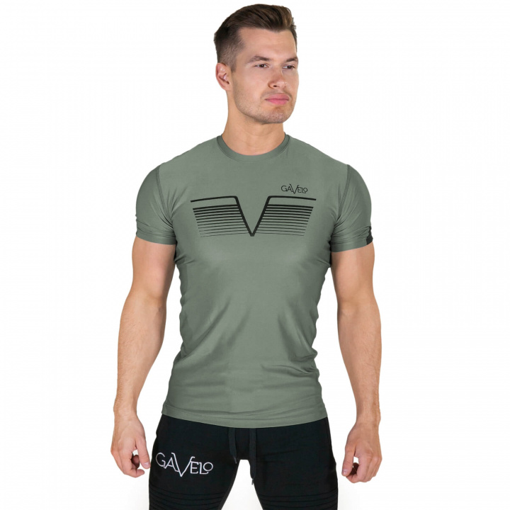 Kolla in Sniper Rashguard Tee, green, Gavelo hos SportGymButiken.se