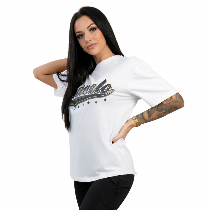 Kolla Morro Oversize Tee, white, Gavelo hos SportGymButiken.se