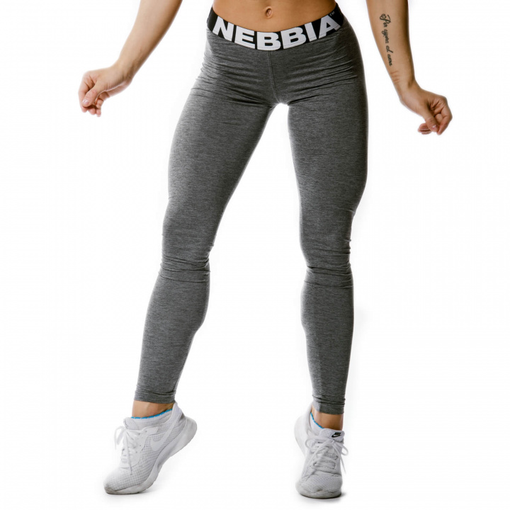 Kolla in Scrunch Butt Tights, dark grey, Nebbia hos SportGymButiken.se