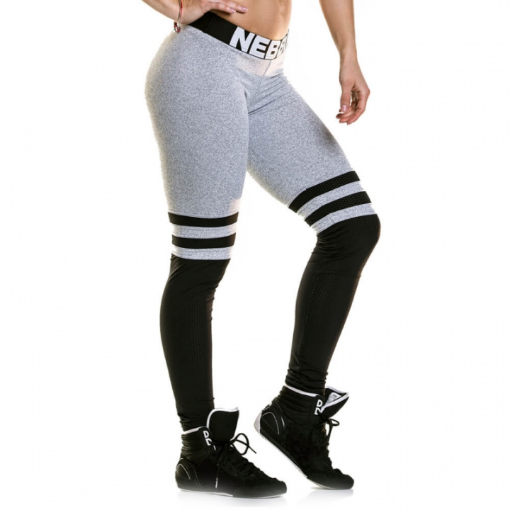 Kolla in Over The Knee Tights, grey, Nebbia hos SportGymButiken.se