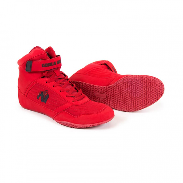 Kolla in GW High Tops Shoe, red, Gorilla Wear hos SportGymButiken.se