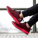 Brooklyn Knitted Sneakers, red/black, Gorilla Wear