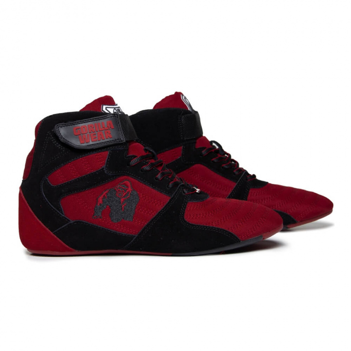 Kolla in Perry High Tops Pro, red/black, Gorilla Wear hos SportGymButiken.se