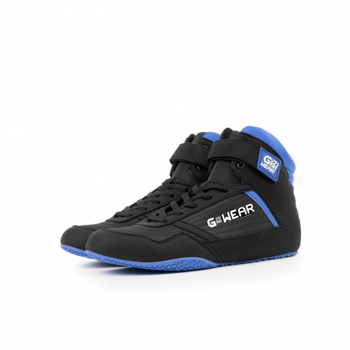 Gwear Classic High Tops, black/blue, Gorilla Wear i gruppen Herrkläder / Skor / Träningsskor hos Sportgymbutiken.se (GW-90015-903r)