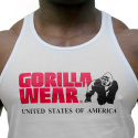 Classic Tank Top, white, Gorilla Wear