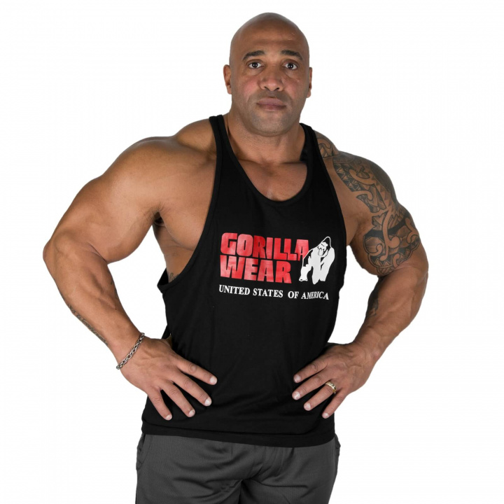 Kolla in Classic Tank Top, black, Gorilla Wear hos SportGymButiken.se