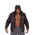 Logo Hooded Jacket, black, Gorilla Wear