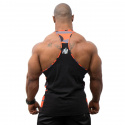 Sacramento Camo Mesh Tank Top, black/neon orange, Gorilla Wear