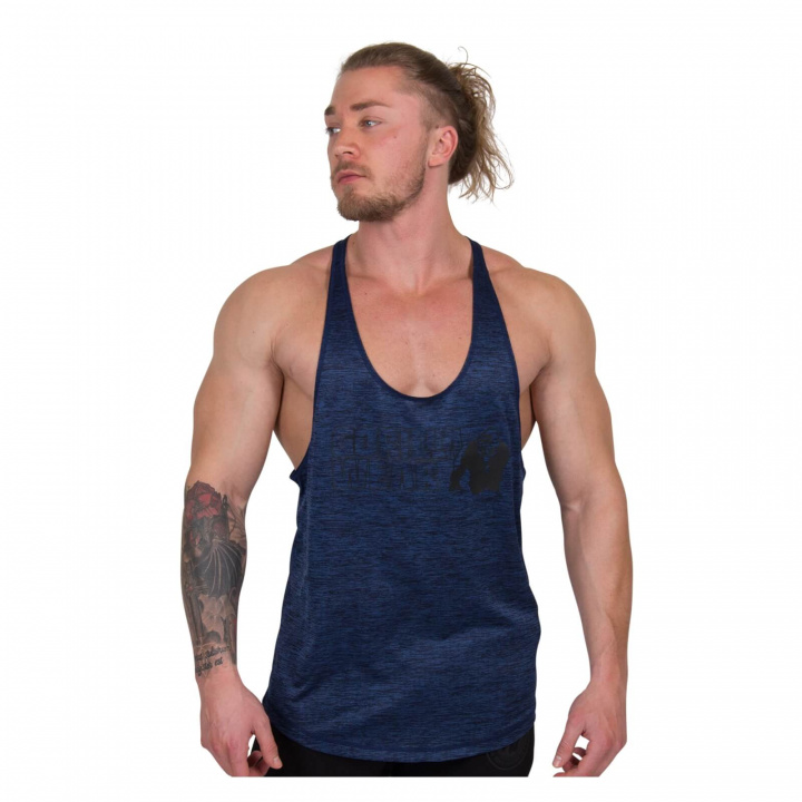 Kolla in Austin Tank Top, navy, Gorilla Wear hos SportGymButiken.se