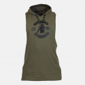 Lawrence Hooded Tank Top, army green, Gorilla Wear