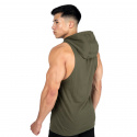 Rogers Hooded Tank Top, army green, Gorilla Wear