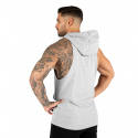 Rogers Hooded Tank Top, grey melange, Gorilla Wear