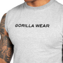 Sorrento Sleeveless T-Shirt, grey, Gorilla Wear