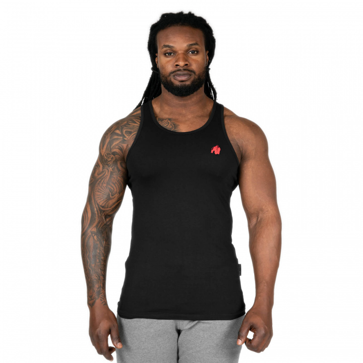 Kolla Adams Stretch Tank Top, black, Gorilla Wear hos SportGymButiken.se