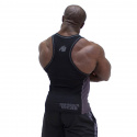 G!WEAR Rib Tank Top, black/grey, Gorilla Wear