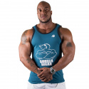 Stretch Tank Top, blå, Gorilla Wear