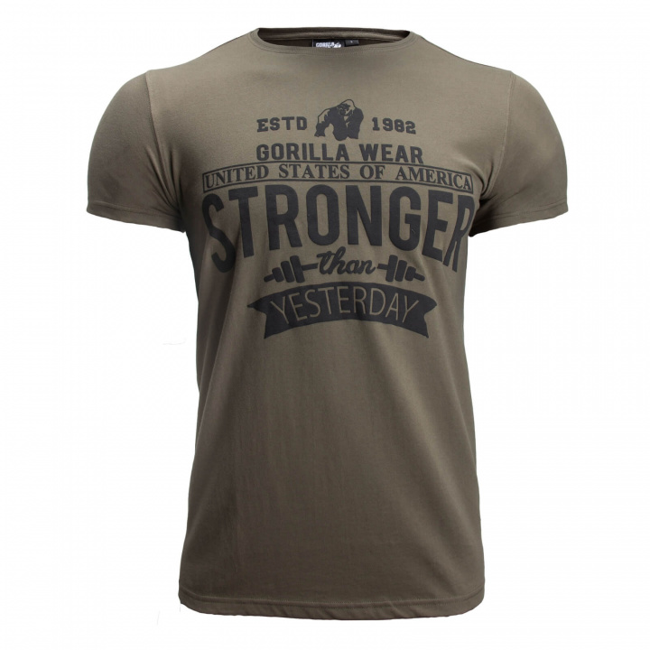 Kolla in Hobbs T-Shirt, army green, Gorilla Wear hos SportGymButiken.se