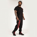 Augustine Old School Work Out Top, black/red, Gorilla Wear