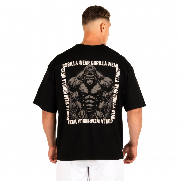 Philip Oversized T-Shirt, black i gruppen Herrkläder / Överdelar / T-Shirts hos Sportgymbutiken.se (GW-90597-900r)