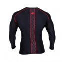 Hayden Compression Longsleeve, black/red, Gorilla Wear